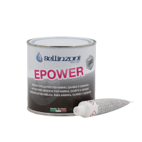 Клей полиэфирный для камня EPOWER прозрачный густой 0,75л Bellinzoni