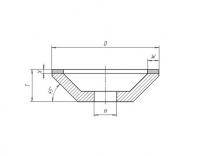 Боразоновый (эльборовый) круг CBN 127-10/30-32 4170