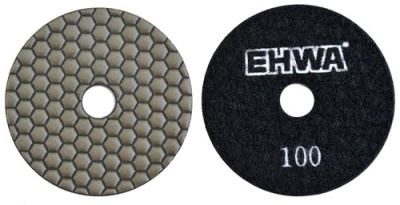 Алмазные гибкие шлифовальные круги EHWA Hexagonal Pads 7-STEP №100 D100