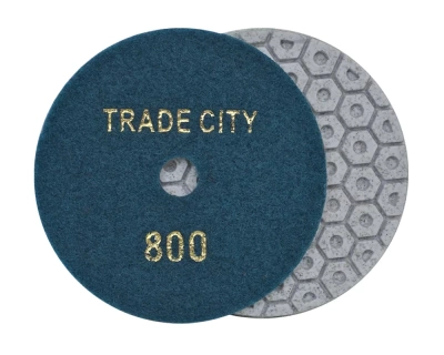 Алмазные гибкие шлифовальные круги Гайка Pads 7-STEP D100 №800