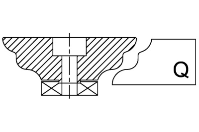 Профильная фреза сегментная гранит Q30 #0