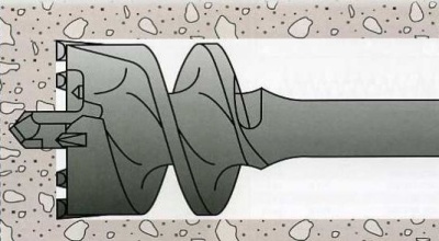 Проломной бур SDS MAX 50x600мм по бетону